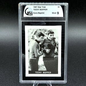 1967 Leaf Star Trek TOS Rare #23 Teeny Bopper Graded 9 Mint